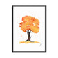 Orange Tree Framed matte paper poster