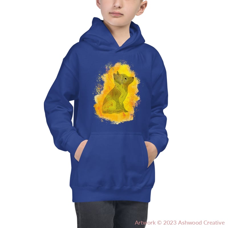 Yellow Fox Kids Hoodie