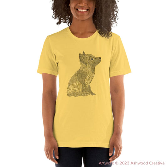 Black Fox Unisex t-shirt - Ashwood Creative